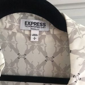 EXPRESS Original Fit Greyhound Portofino Shirt S